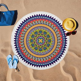 Mijölnir Toalla de playa Renkli Mandala Multicolor